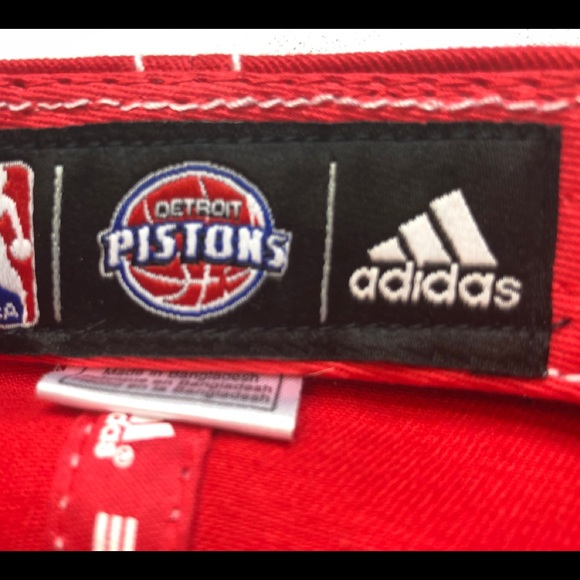 Detroit Pistons NBA Basketball Adidas Baseball Cap - Picture 3 of 8